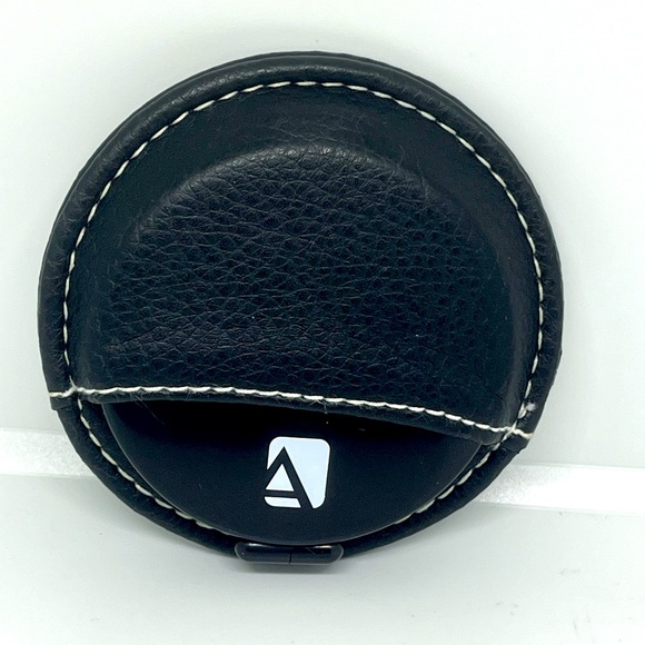 Avon y2k Classic Compact Mirror & Leather Case - Picture 1 of 7